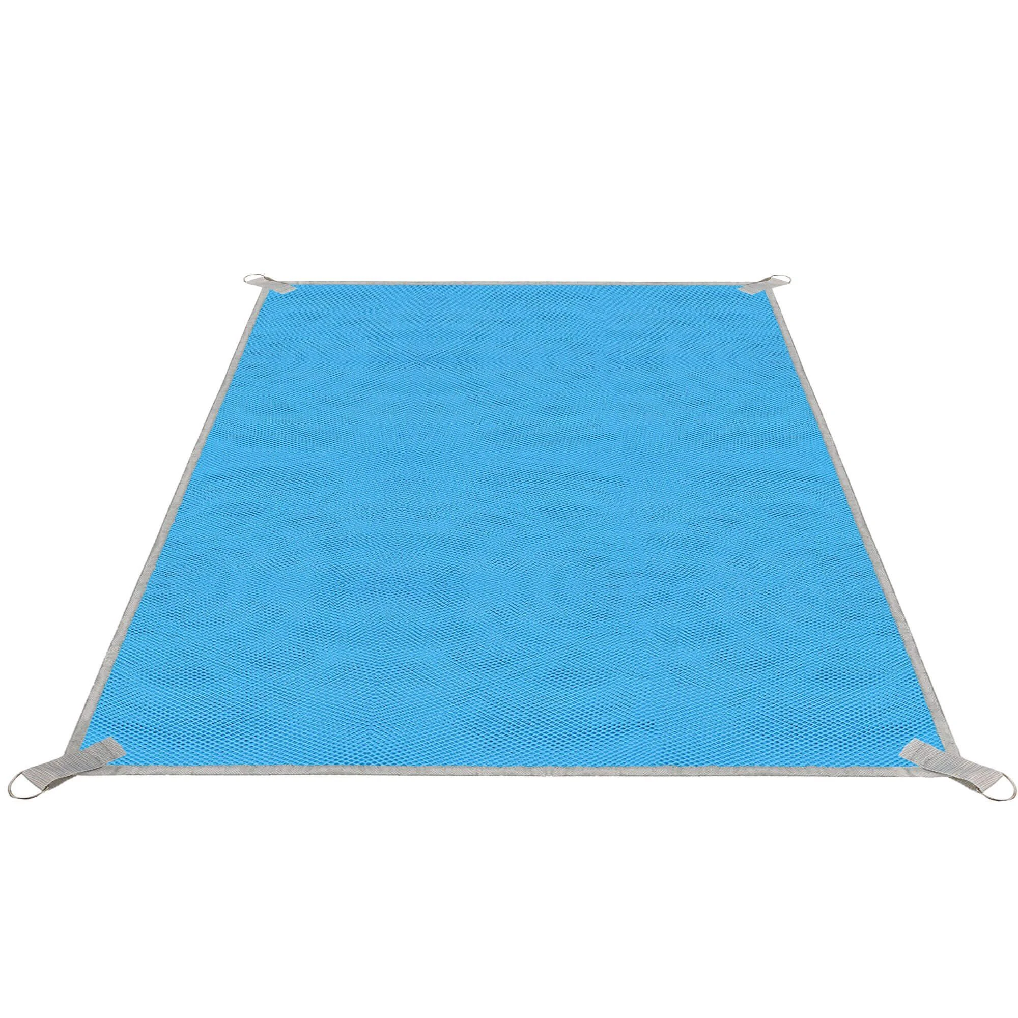 Paplūdimio pledas Springos 200x150 cm mėlyna
