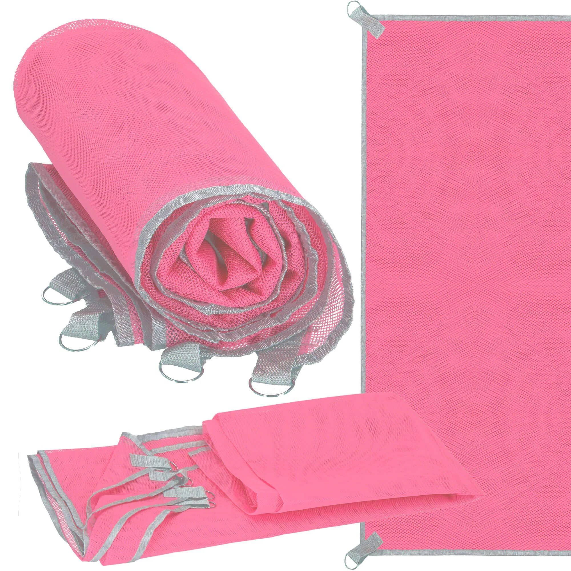 Paplūdimio pledas Springos 200x150 cm rožinė