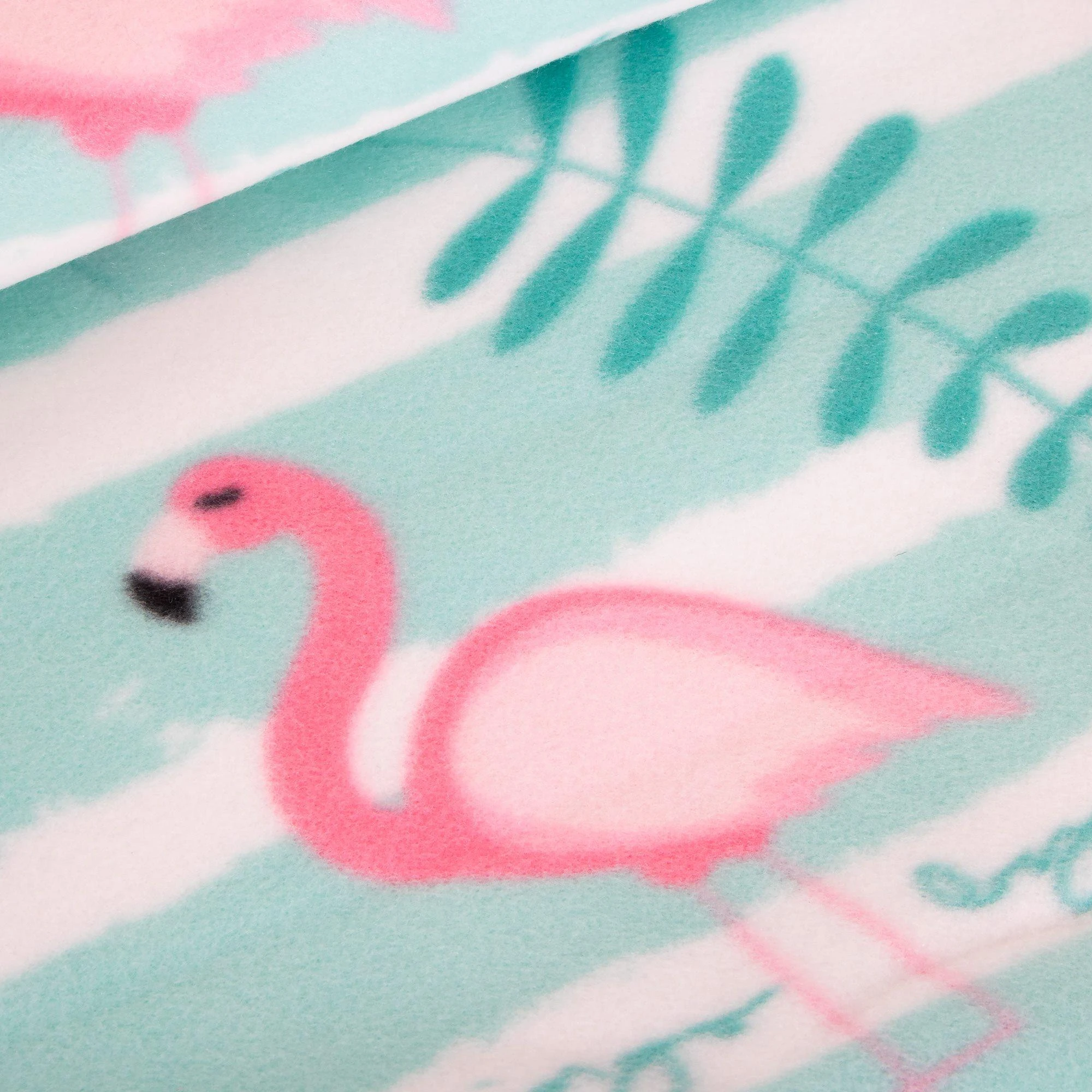 Pikniko kilimėlis su flamingo raštu, stambus planas