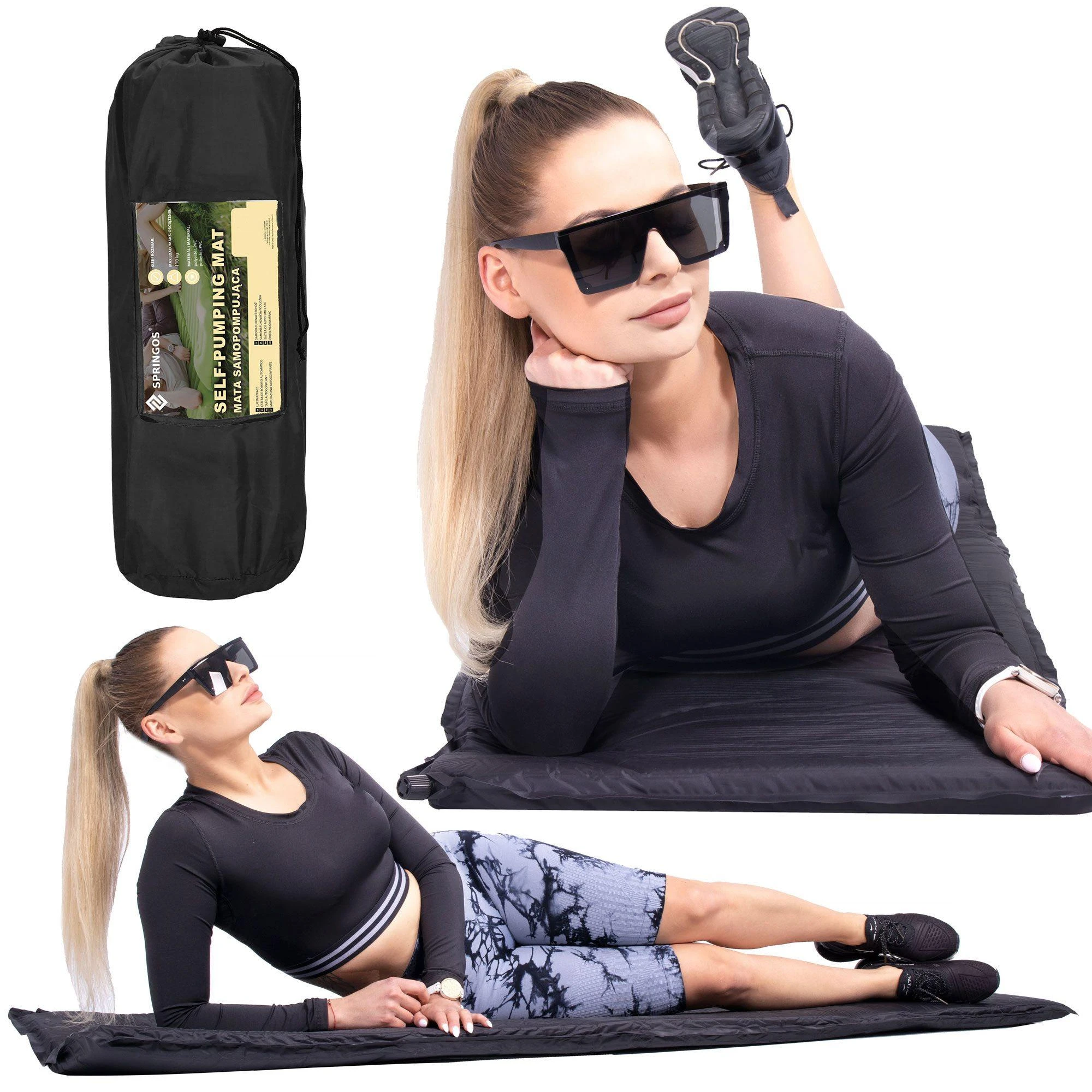 Čiužinys Savaime prisipučiantis kilimėlis Springos PM030 180x50x5 cm