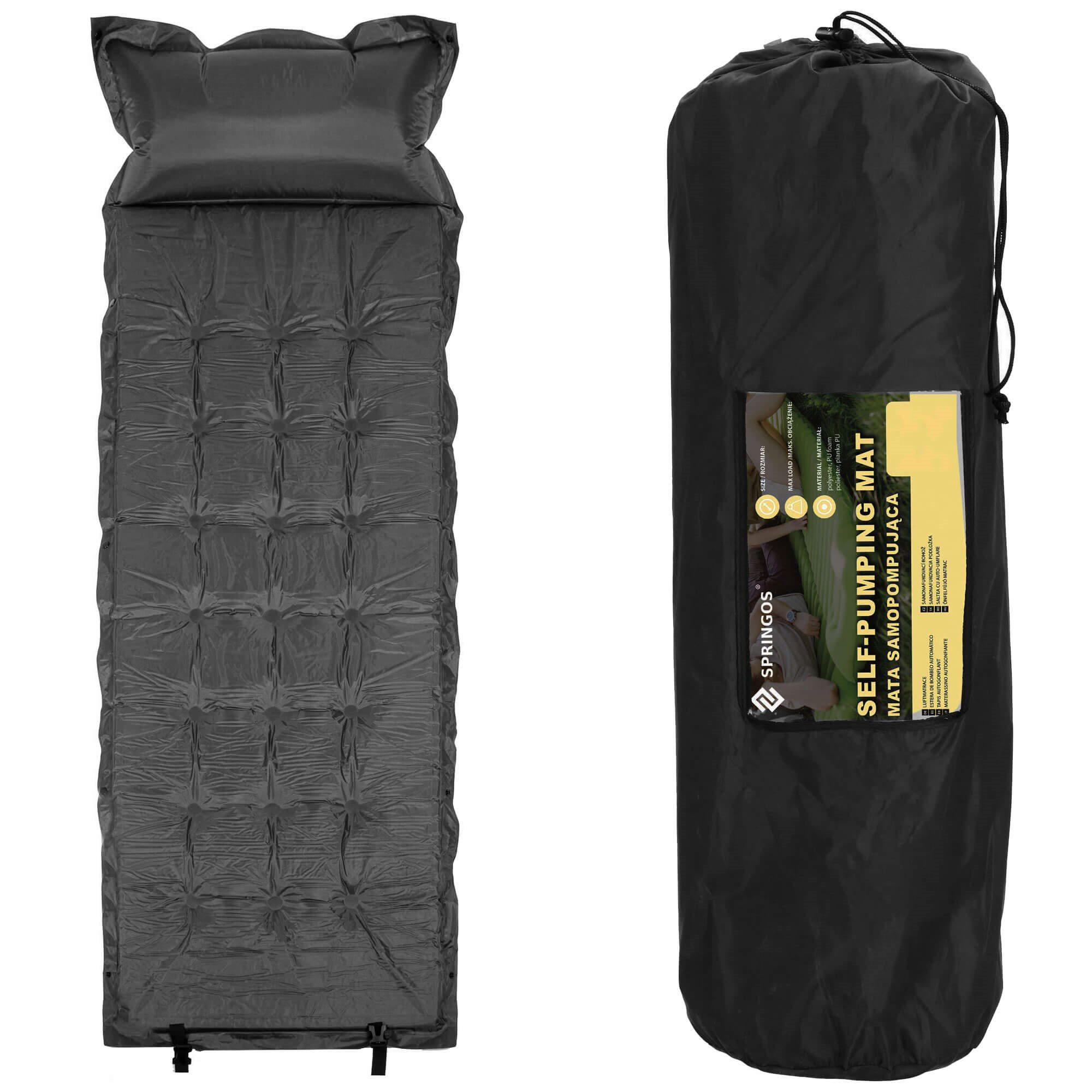 Springos Savaime prisipučiantis turistinis kilimėlis Sporingos PM037 , 188x66x5 cm