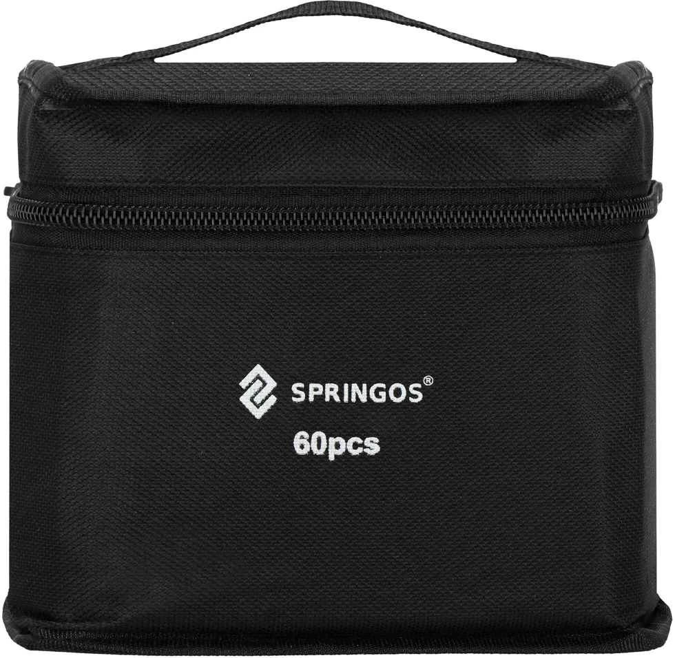 Springos Žymeklių rinkinys su dvipusiais žymekliais, 60 vnt.