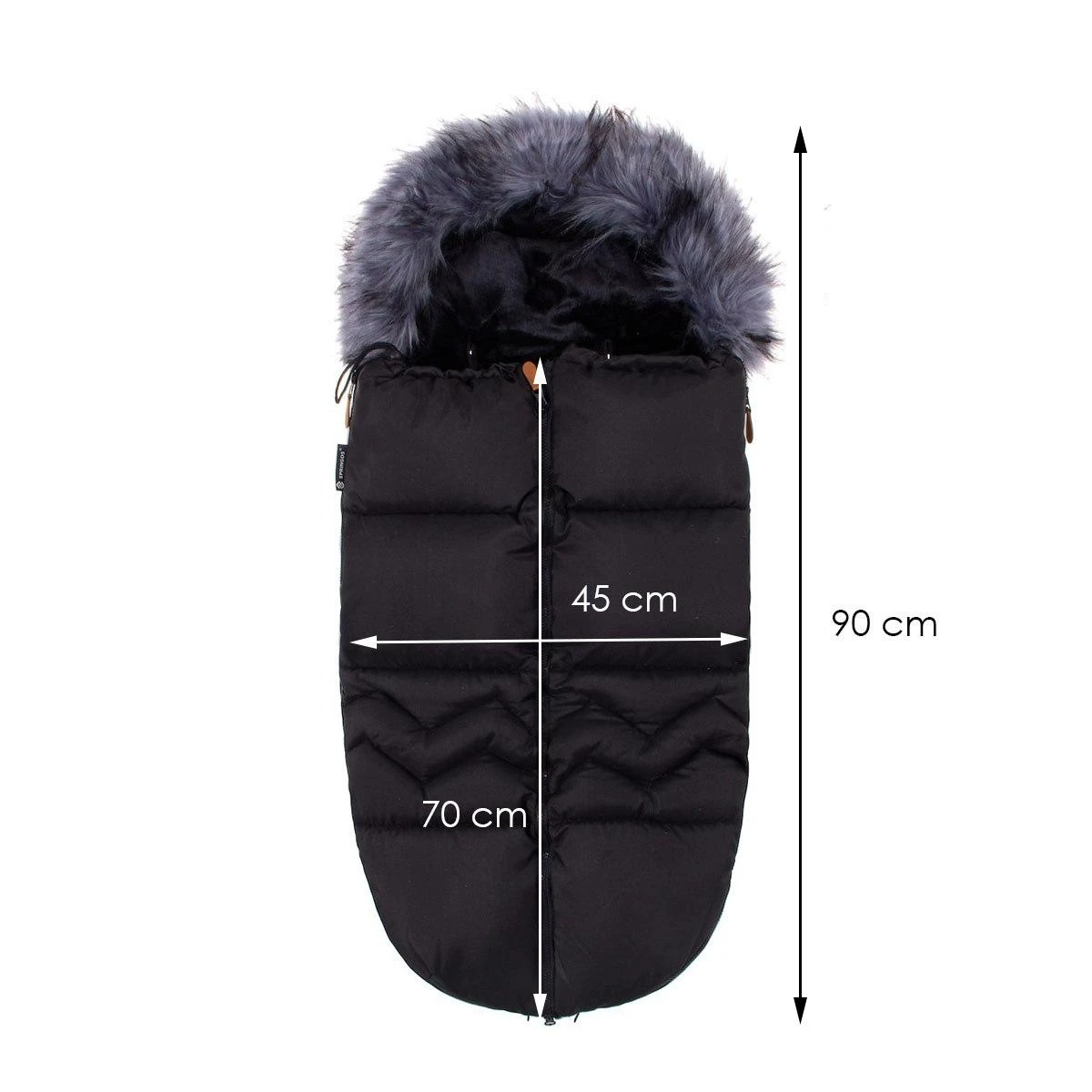 Miegmaišis Springos SB0020, 90 cm, vežimėliui ir rogutėms
