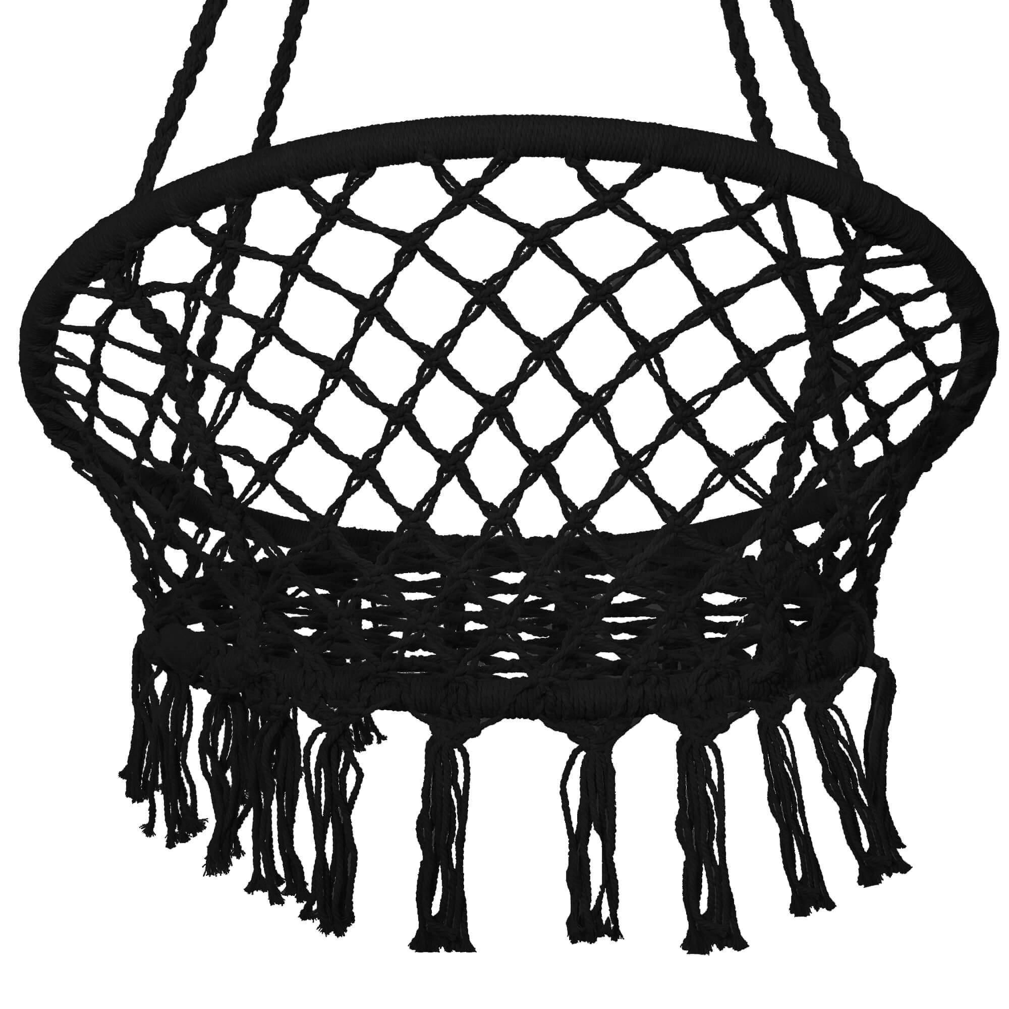 Springos Sodo sūpynės juodos spalvos 60 cm