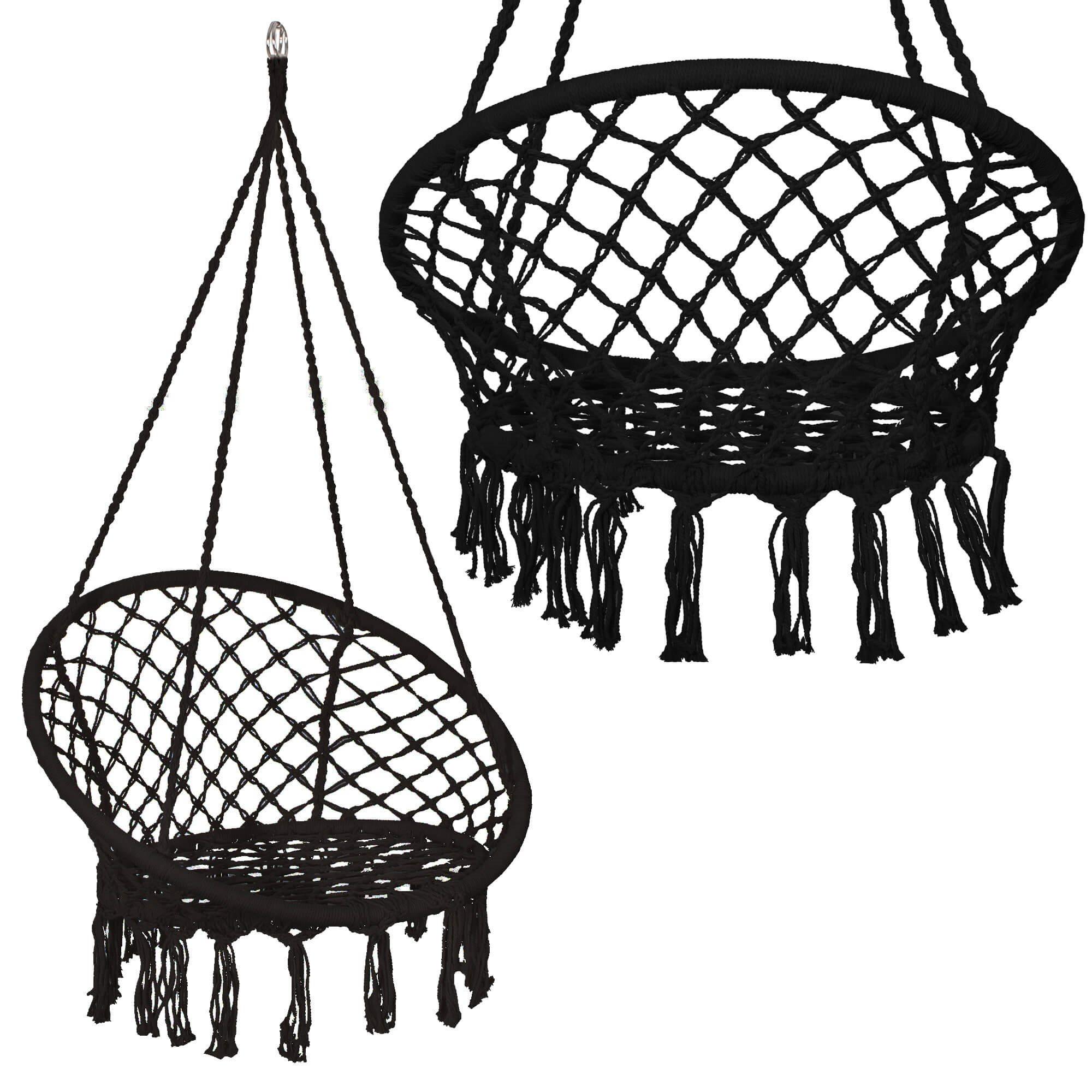 Springos Sodo sūpynės juodos spalvos 60 cm