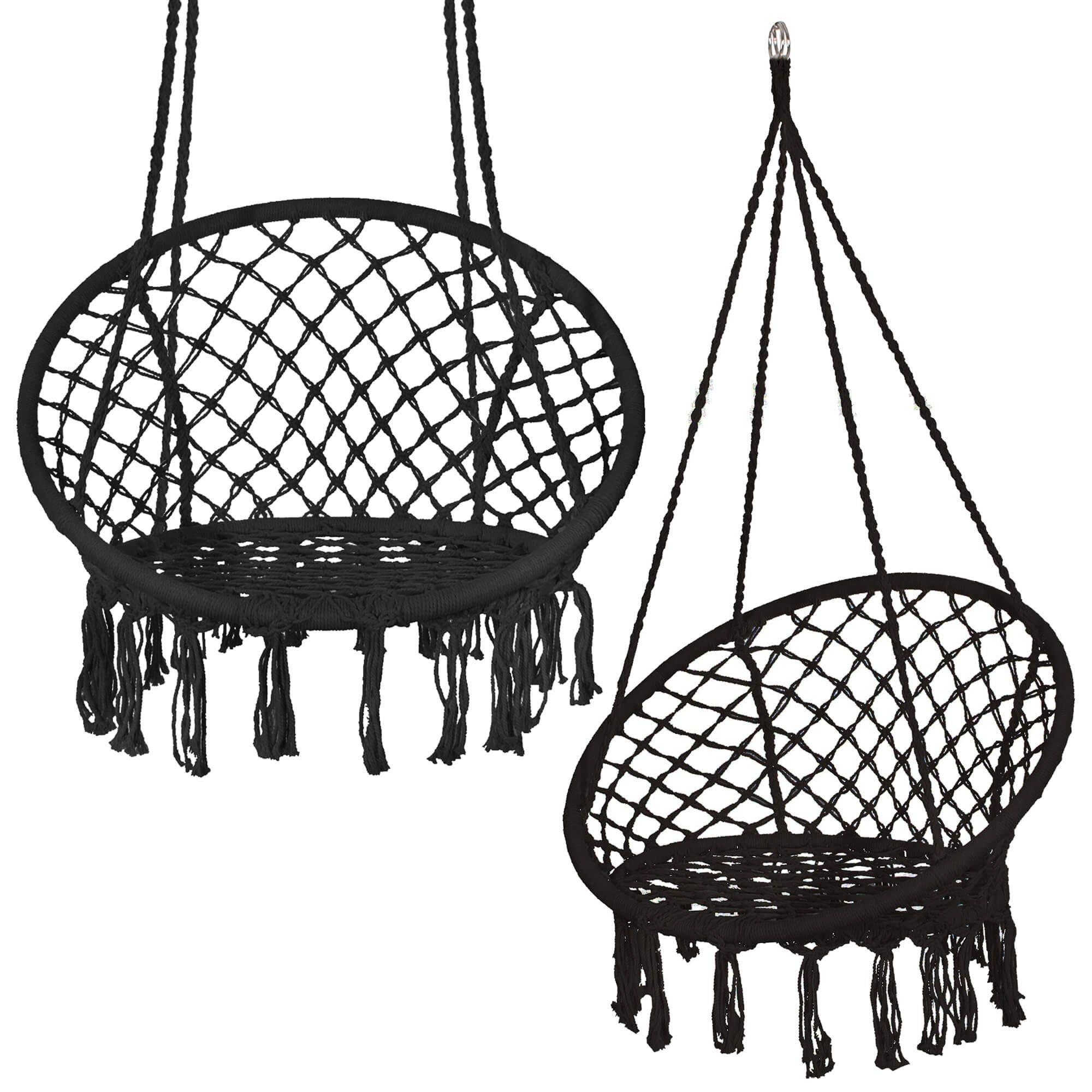 Springos Sodo sūpynės juodos spalvos 60 cm