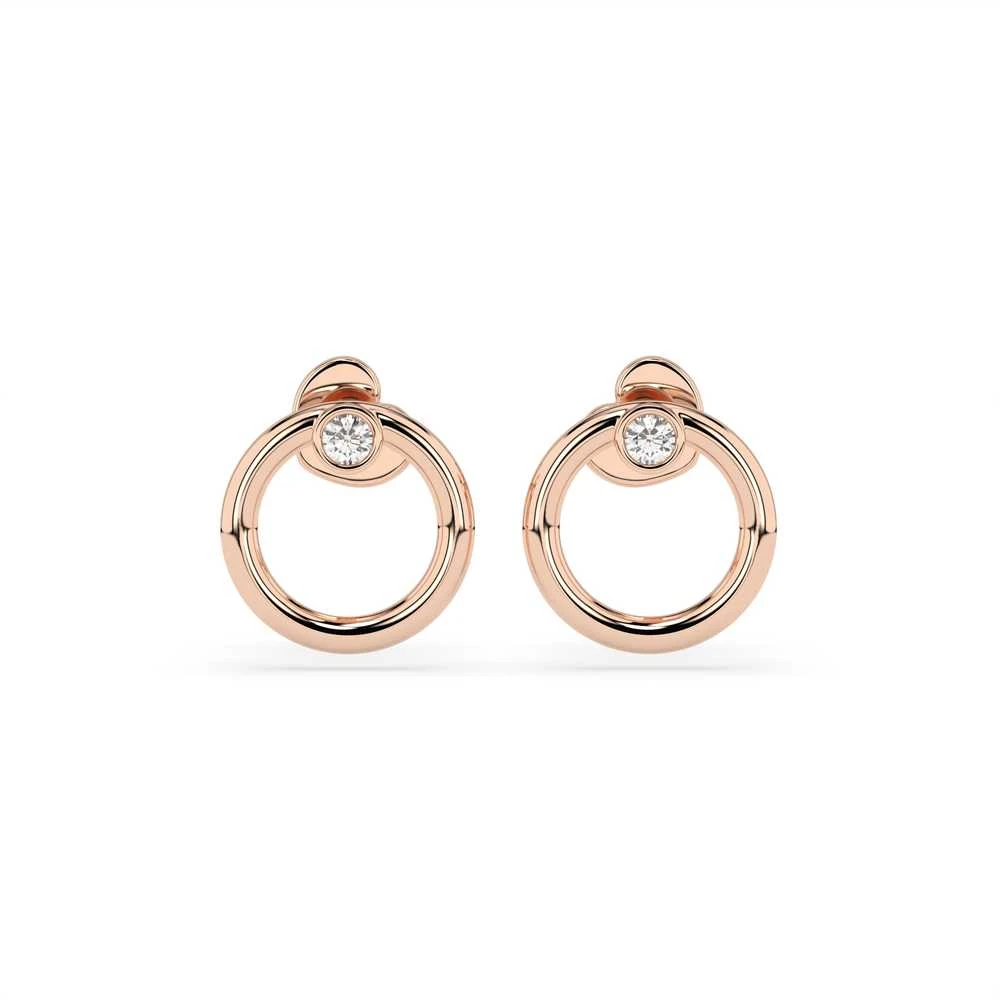 Best Diamonds Auksiniai auskarai su briliantais Praba: 585