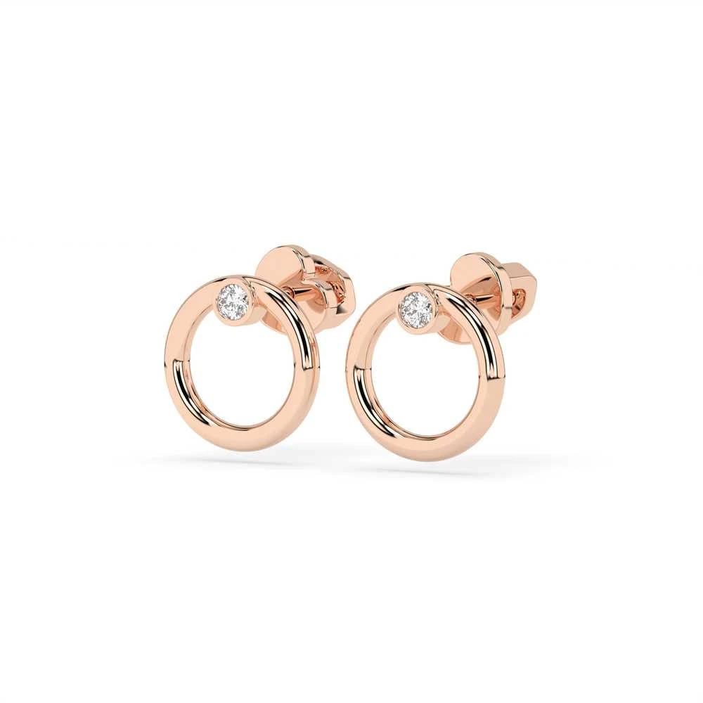 Best Diamonds Auksiniai auskarai su briliantais Praba: 585