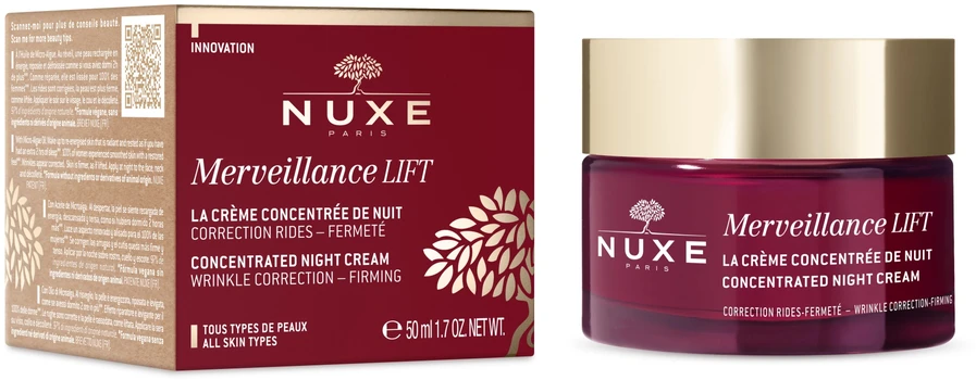 Nuxe „Merveillance LIFT“ koncentruotas naktinis kremas 50 ml