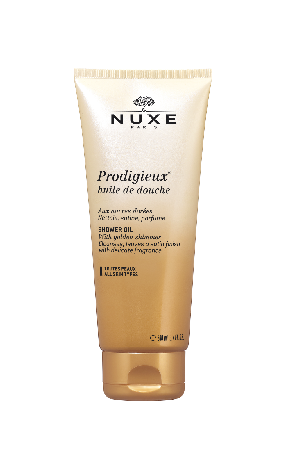 NUXE Kvapusis dušo aliejus „Prodigieux® Precious scented shower oil“, 200 ml