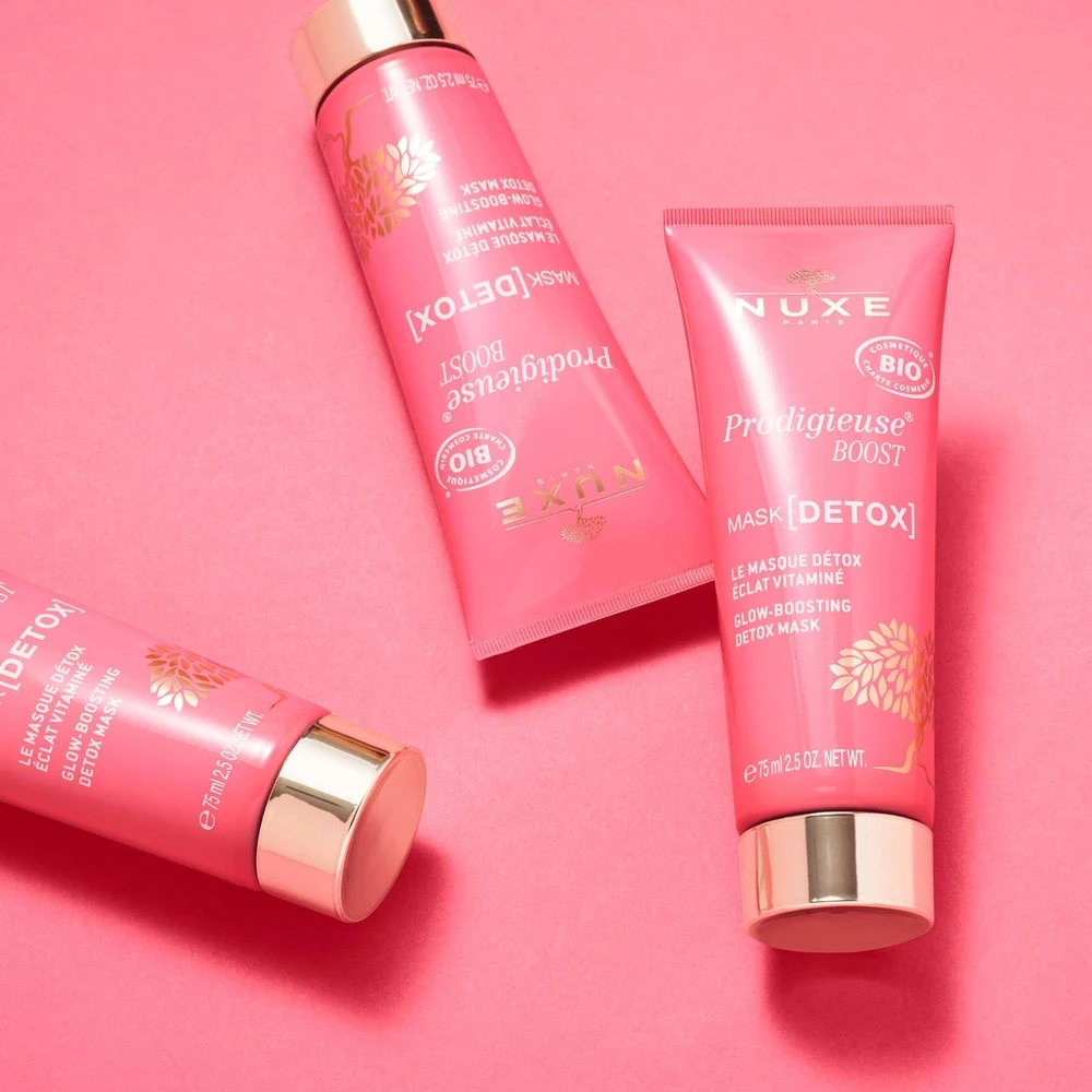 NUXE Prodigieuse Boost Glow-Boost Detox Mask veido kaukė