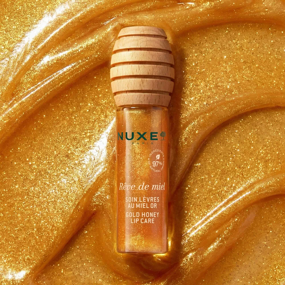 Nuxe Rêve de Miel Shimmery lūpų aliejus su žėručiais, 10 ml