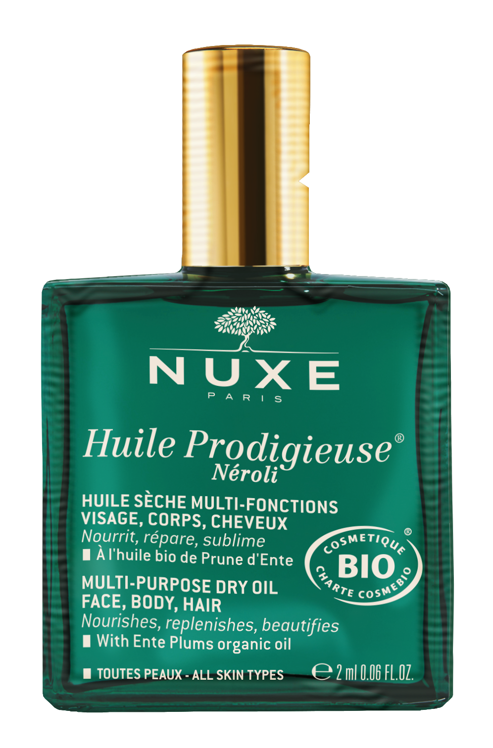 Nuxe Sausasis aliejus „Huile Prodigieuse® Multi- Purpose Organic Neroli Dry Oil“ (veidui, kūnui, plaukams)