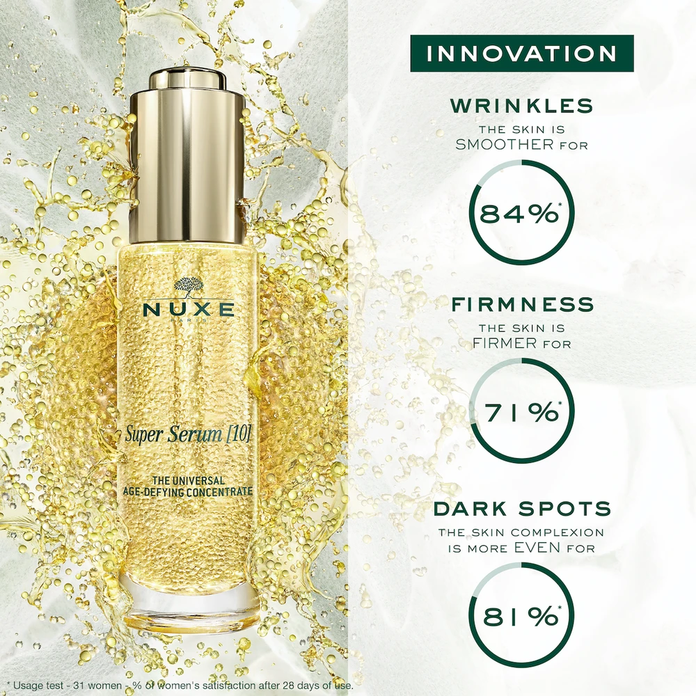 Nuxe „Super Serum [10]“ serumas-universalus jauninamasis koncentratas, 30 ml