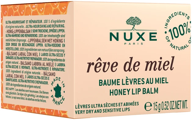 NUXE Reve de Miel Honey Lūpų balzamas moterims, 15 g