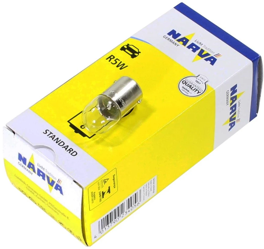 12 V 5 W BA15s NARVA lemputė