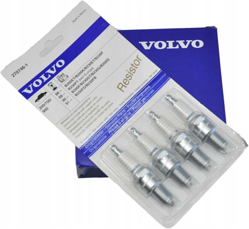 4x originali "Volvo" uždegimo žvakė 240 340-360 440 K 460 L 480 E 740 760 940 270746