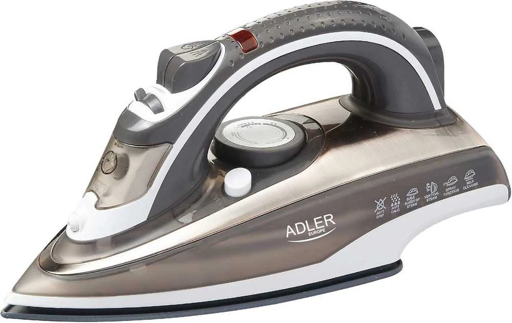 Adler | Lygintuvas | AD 5030 | Garų lygintuvas | 3000 W | Vanduo tank capacity 310 ml | Continuous steam 20 g/min | Brown