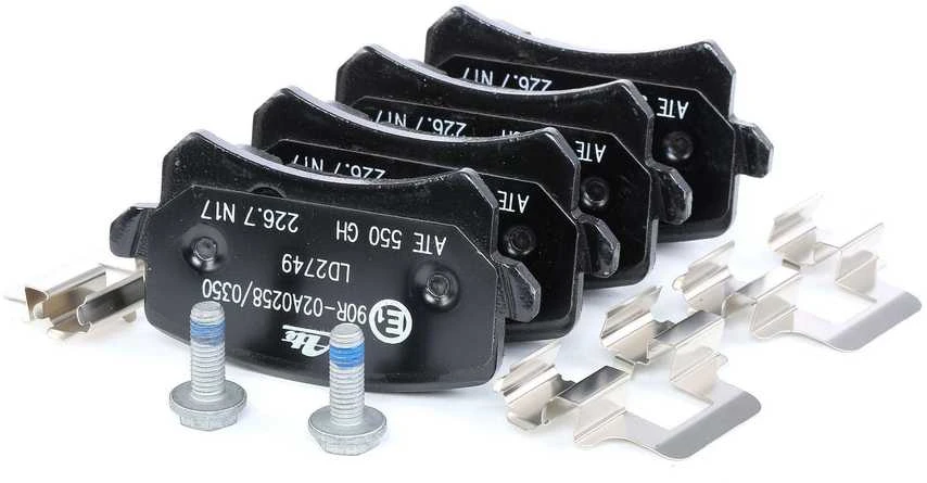 ATE Stabdžių trinkelių komplektas AUDI A4 VW Golf VI SEAT SKODA 1J0411314AC A0004202804