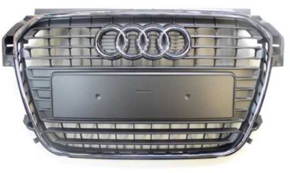 Audi A1 2011 2014 VAG Radiatoriaus Grotelės Pilkos Akmens Spalvos Originalus 8X08536511QP
