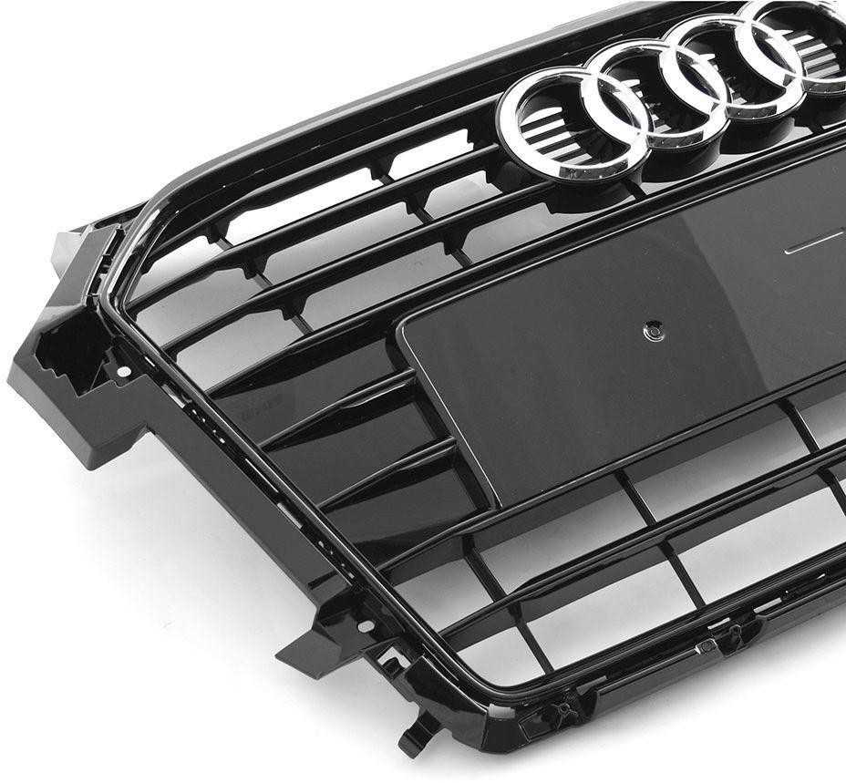 Audi A1 S1 8X Juostelės Radiatoriaus Grotelė Juodas Blizgantis VAG Originalus 8XA853651BALZ