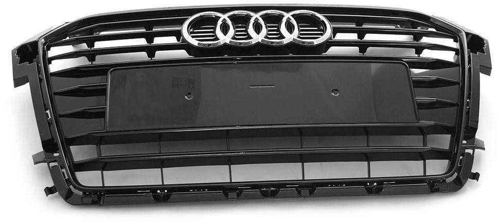 Audi A1 S1 8X Juostelės Radiatoriaus Grotelė Juodas Blizgantis VAG Originalus 8XA853651BALZ