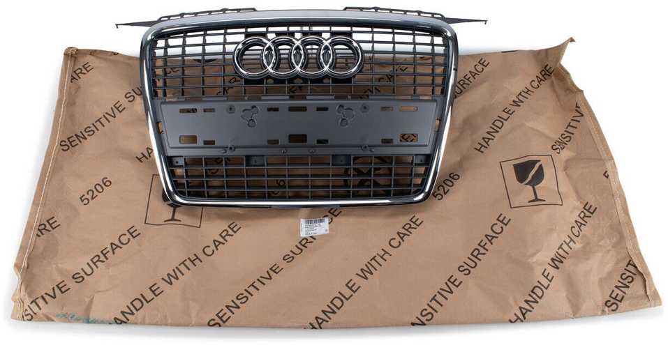 Audi A3 S3 Sportback 2004 2008 VAG Radiatoriaus grotelės pilkos spalvos Originalus 8P4853651A1QP