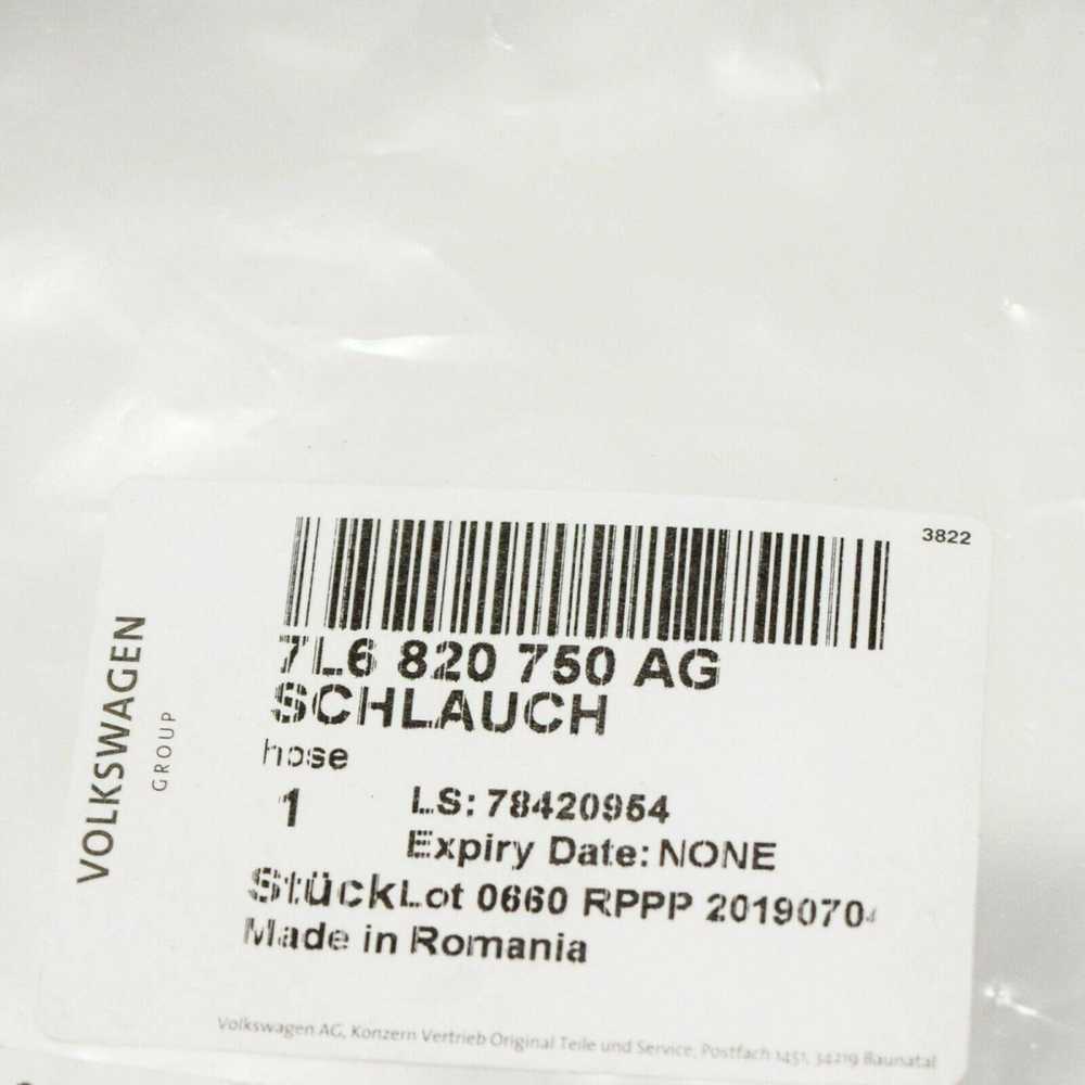 Audi Q7 Oro Kondicionavimo Vamzdžio Žarna VAG Originalus 7L6820750AG