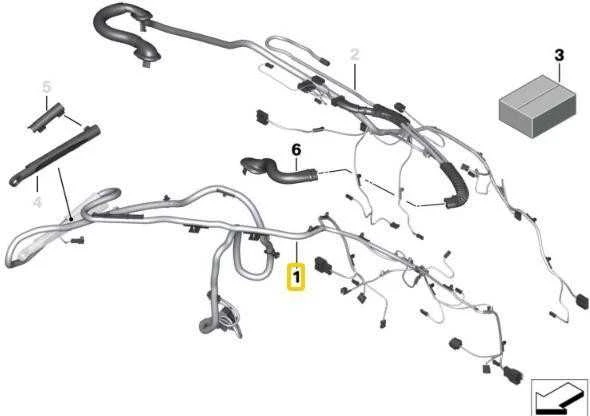 AUTENTIŠKAS BMW 4 F32 (2013 - 2016) KUPĖS MODIFIKAVIMO LAIDŲ RINKINYS LCI ŠVIESOMS