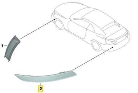 AUTENTIŠKAS OEM BMW F06 F12 F13 640d 650i 650iX M6 Galinis Dešinysis Atšvaitas 63147210588