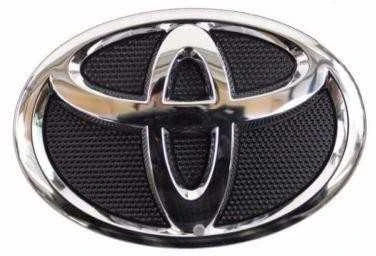 AUTENTIŠKAS Toyota Camry 07 - 09 Juodas ir chromuotas kapoto emblemų priekinės grotelės ženklelis