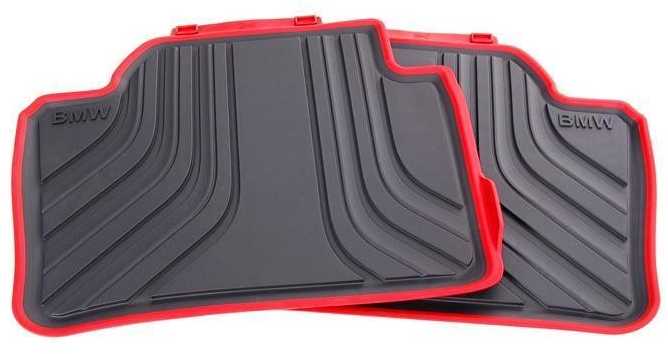 AUTENTIŠKOS Galinės Grindų Kilimėliai Visiems Orams BMW 3 4 F30 F31 F80 F36 Serija 2011-
