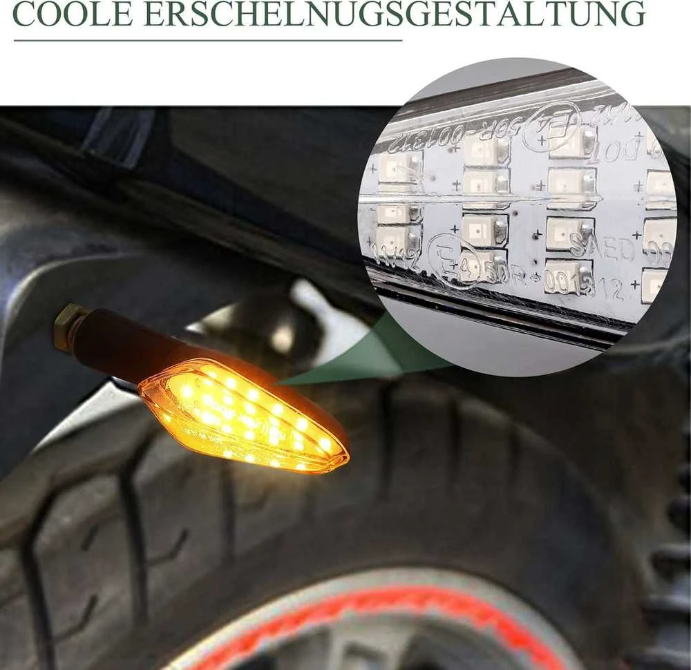 AUTTGINN 12 V LED motociklo indikatorius ML002