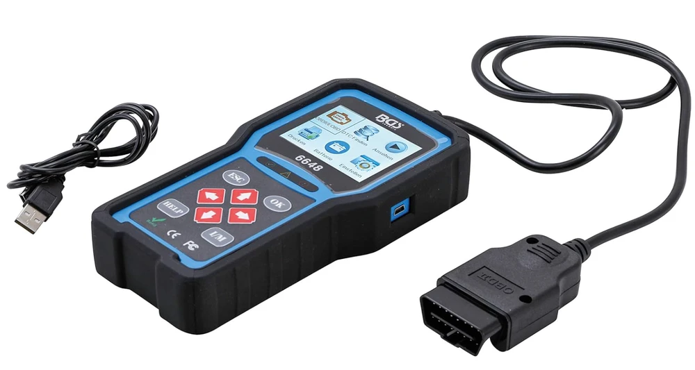 Bgs Technic OBD II (EOBD) gedimų kodo diagnostikos skaitytuvas (6648)