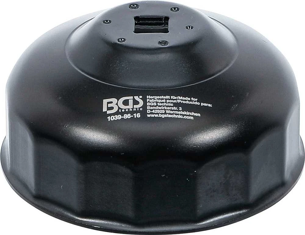 Bgs Technic BGS Alyvos filtro veržliaraktis 16 taškų Ø 86 mm 1039-86-16