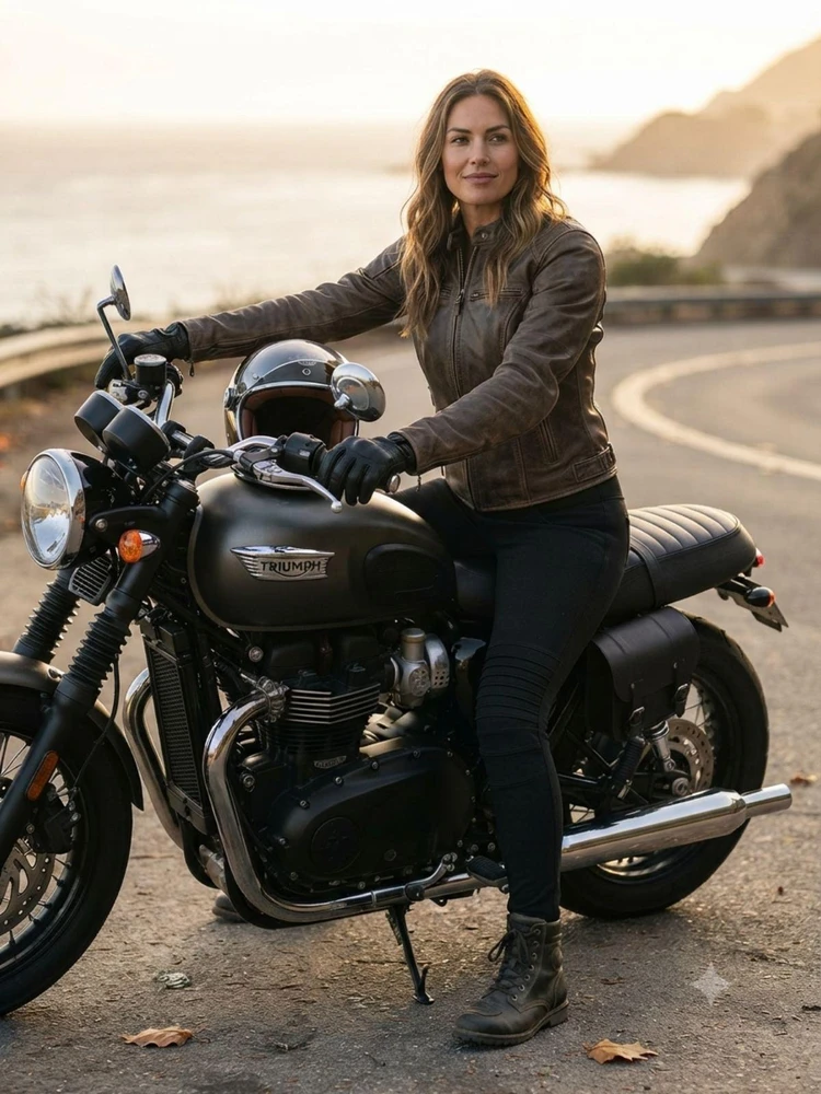Bikers Gear Australia moterų motociklininkų leggingai Kevlar CE apsaugos juodos XL