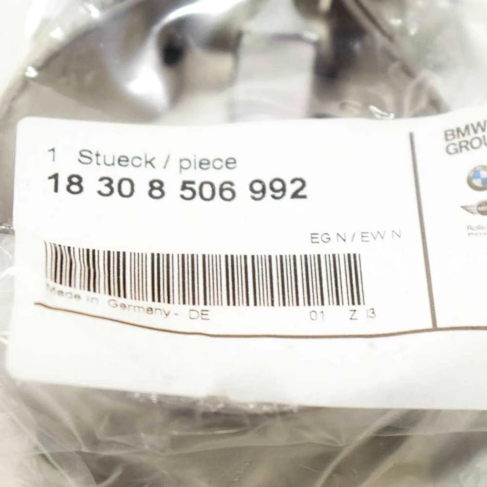 BMW 1 3 5 serijos X1 X3 X5 X6 priekinio išmetimo DPF duslintuvo spaustukas 18308506992 originalus