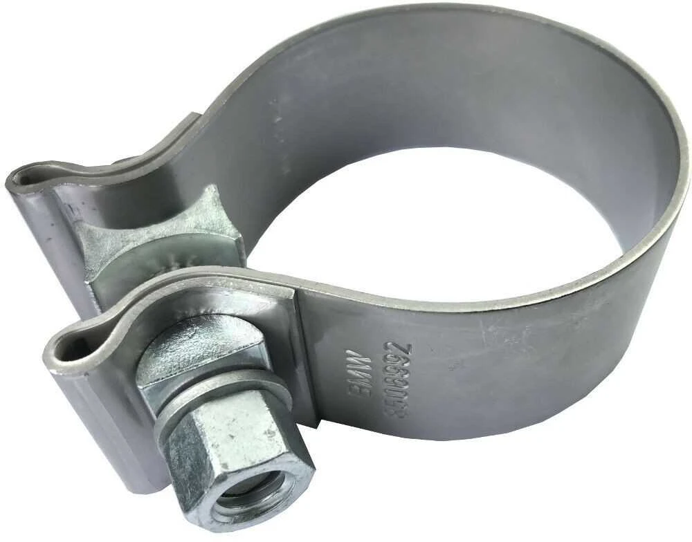 BMW 1 3 5 serijos X1 X3 X5 X6 priekinio išmetimo DPF duslintuvo spaustukas 18308506992 originalus