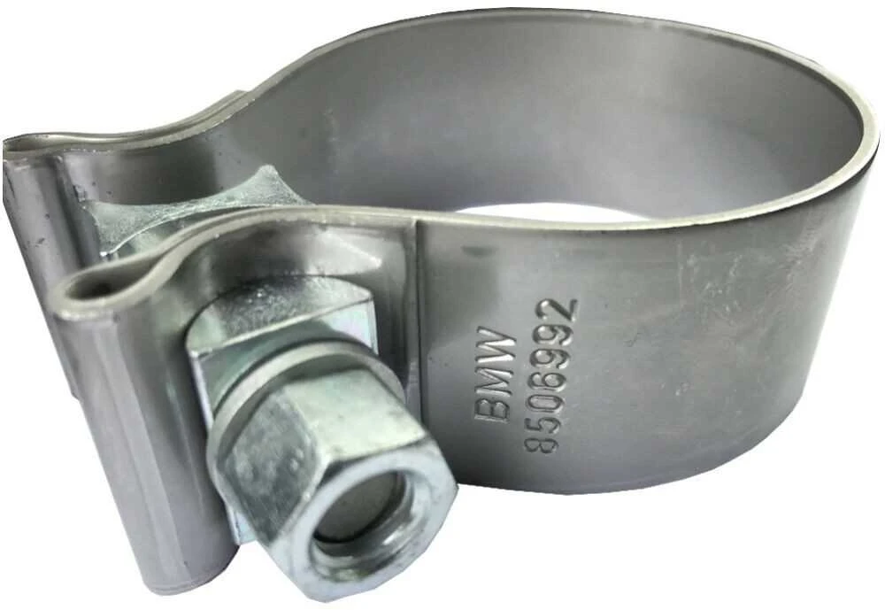 BMW 1 3 5 serijos X1 X3 X5 X6 priekinio išmetimo DPF duslintuvo spaustukas 18308506992 originalus