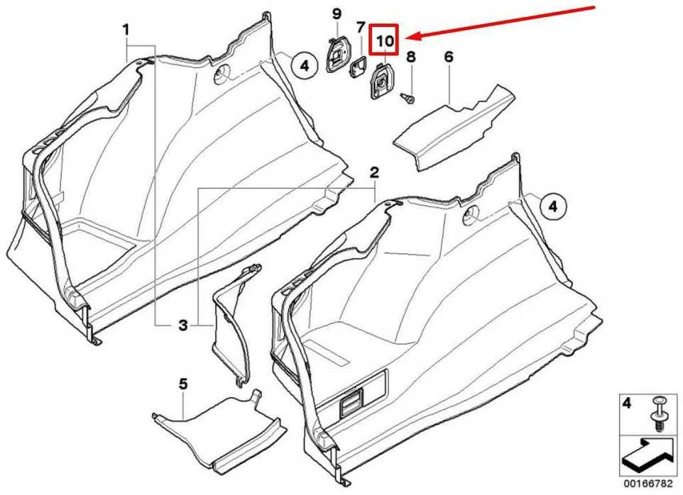 BMW 1 E81 E87 E82 3 E90 E91 E92 X1 E84 Dangos Sraigės Kilpas Originalus 51477129652