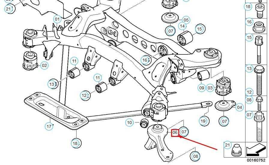 BMW 1 E81 galinio tilto dešinysis stūmiklis originalus 33326784316 6784316