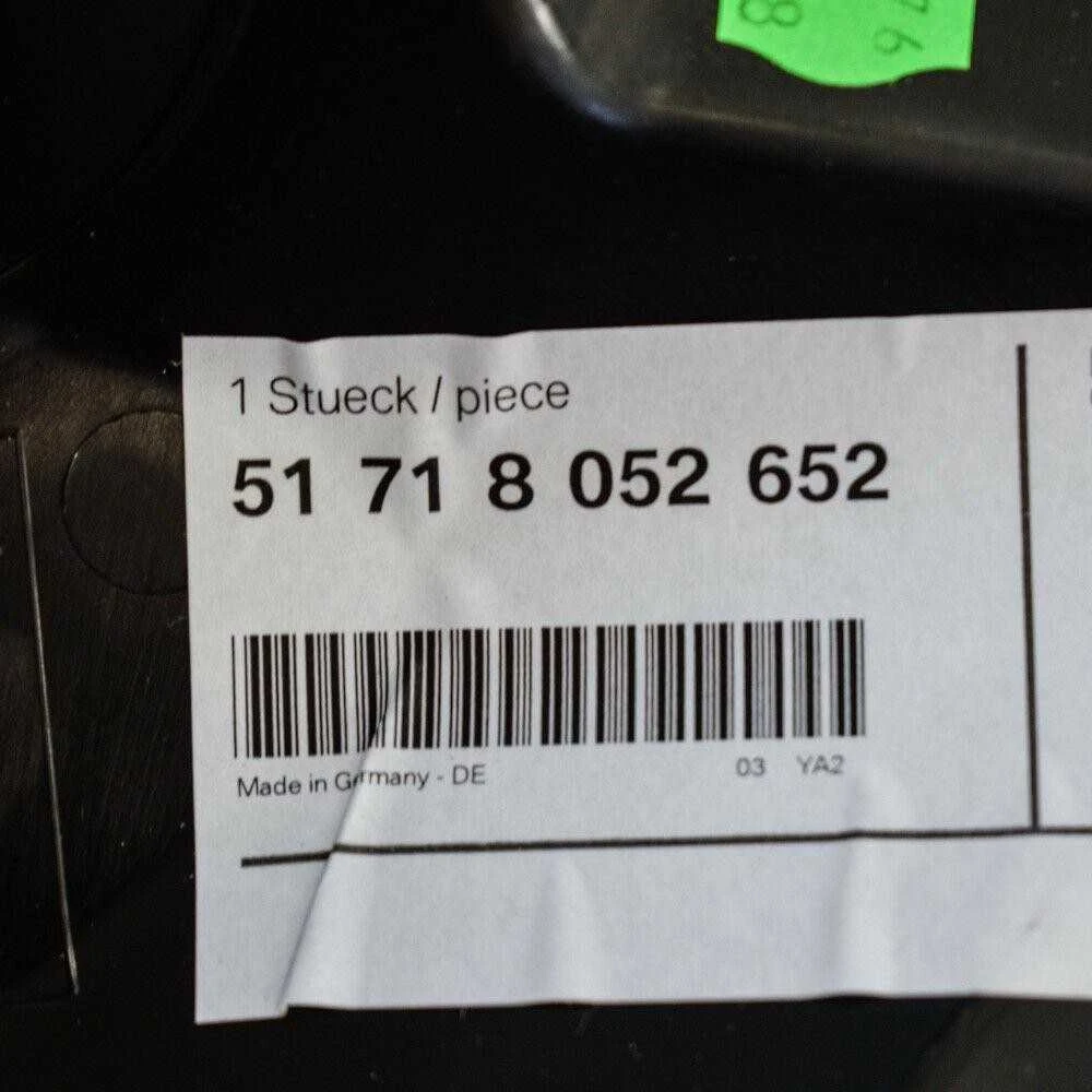 BMW 1 F20 Deflektorius Lūpa Dešinė 51718052652 Naujas Originalus