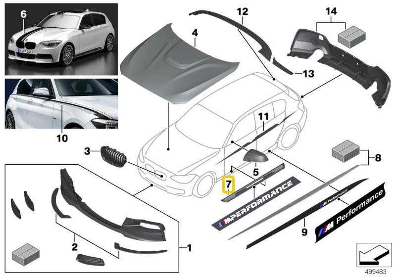 BMW 1 F21 2 F22 F23 F87 M Performance Carbon Sill Trim Originalus 51472457829
