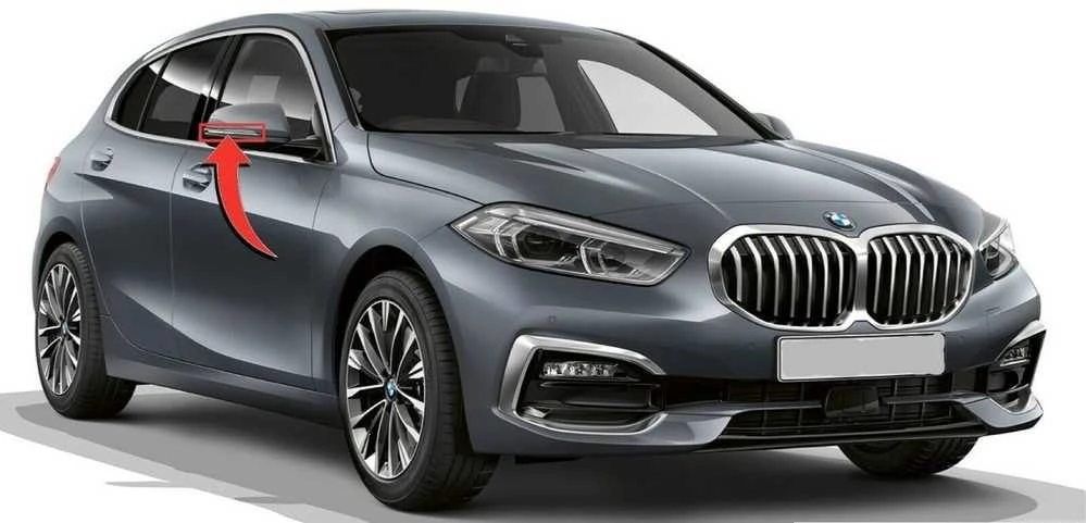 BMW 1 SERIES F40 sparno veidrodėlis pagalbinis posūkio indikatorius dešinėje 51169879128 originalus