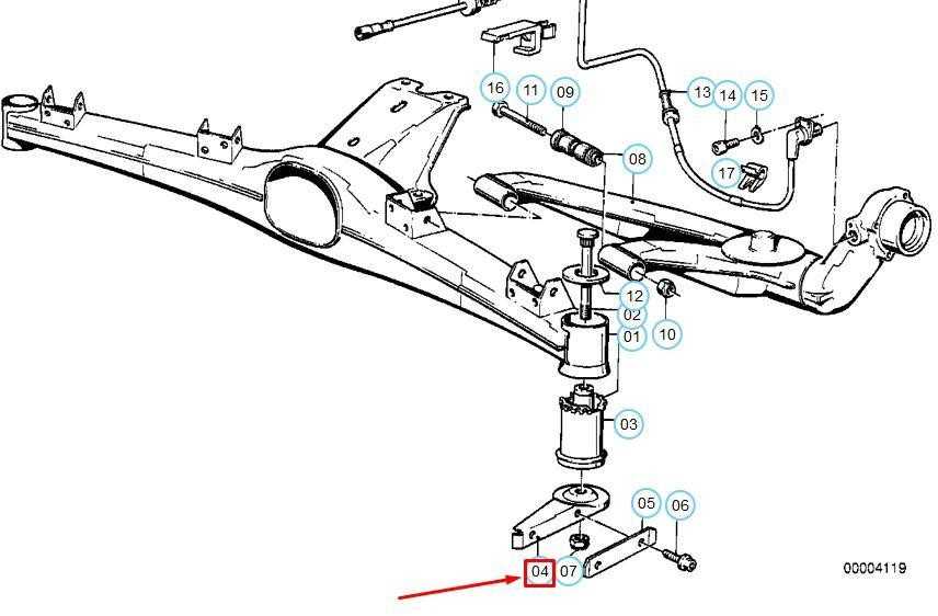 BMW 3 E30 Galinis ašies kairysis stūmoklis 33321124465 1124465 NAUJAS ORIGINALUS