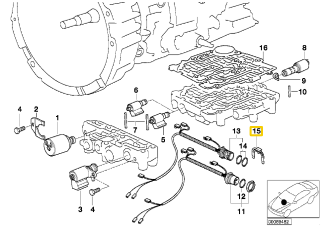 Bmw 3 E36 5 E39 X3 E83 X5 E53 Z3 E36 Halteklammer Originalus 12521732375