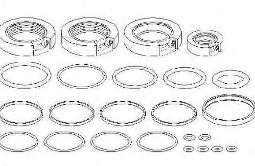 Bmw 3 E36 Dichtungssatz 11 1989 08 2000 Originalus 32131094629