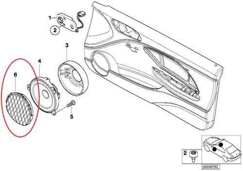 BMW 3 E46 Kairys Lautsprecherblende 51418224011