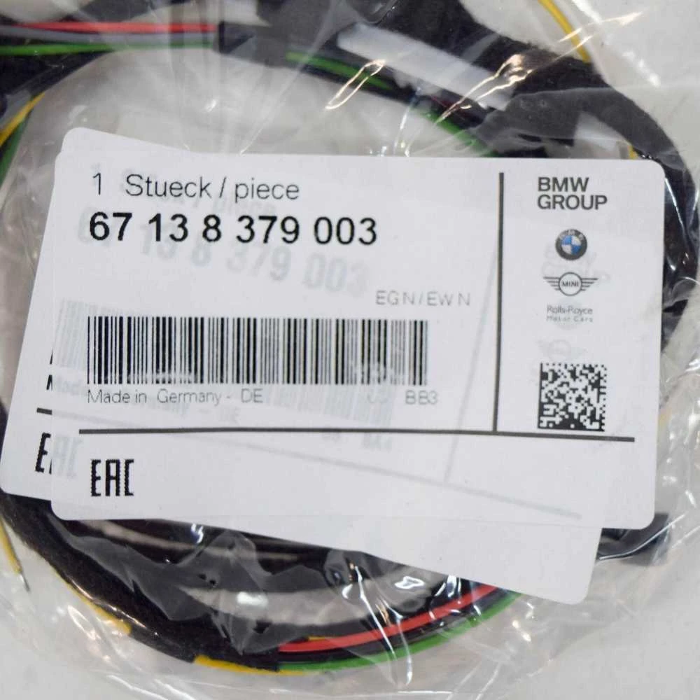 Bmw 3 E46 Kairysis Kabelsatz Originalus 67138379003