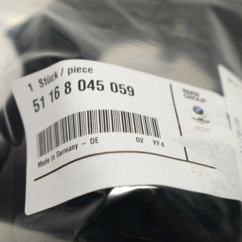BMW 3 E90 Kairysis Juodas Palaikymo Žiedas Originalus 51168045059